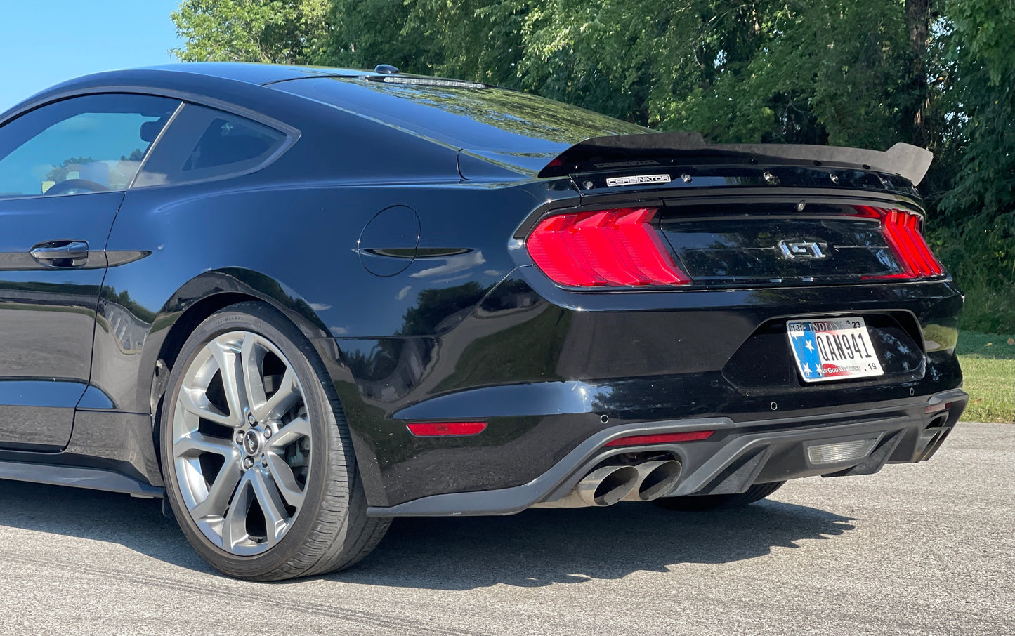 2015-2023 S550 Mustang Rear Spoiler (Beadless Version)