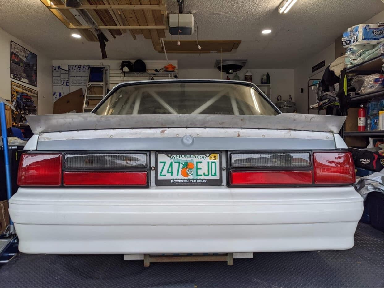 79-93 Mustang Coupe/Convertible Center Cut Ducktail Spoiler (Beadless Version)