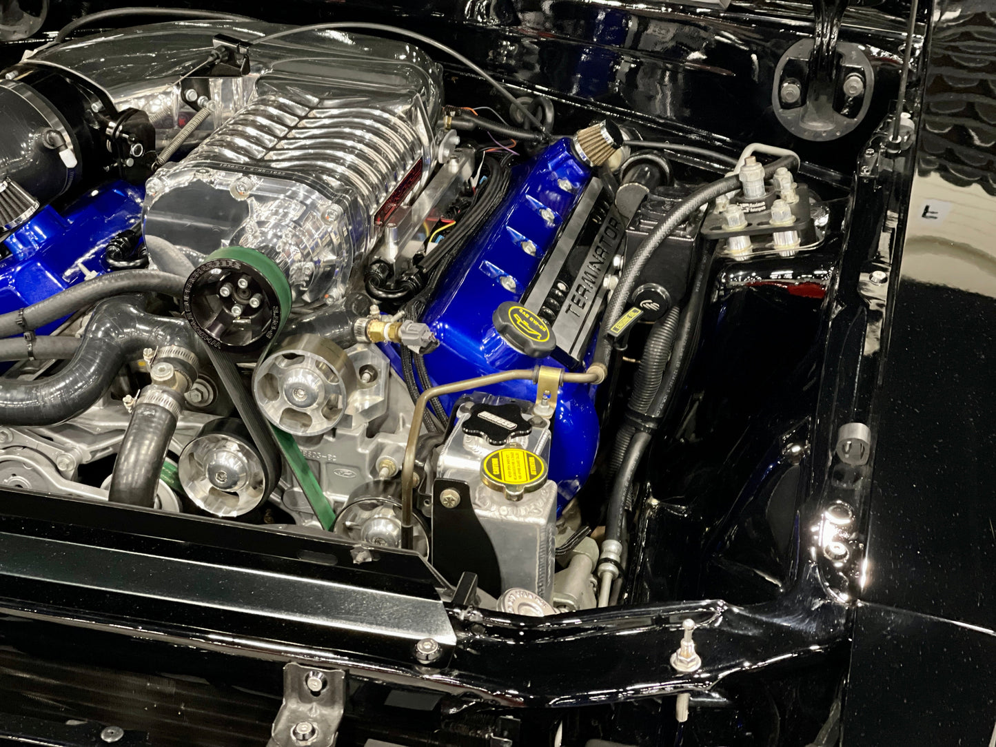 1986-1993 Mustang Mustang Engine Bay Full Kit (Black Washers, Socket Cap Bolts)