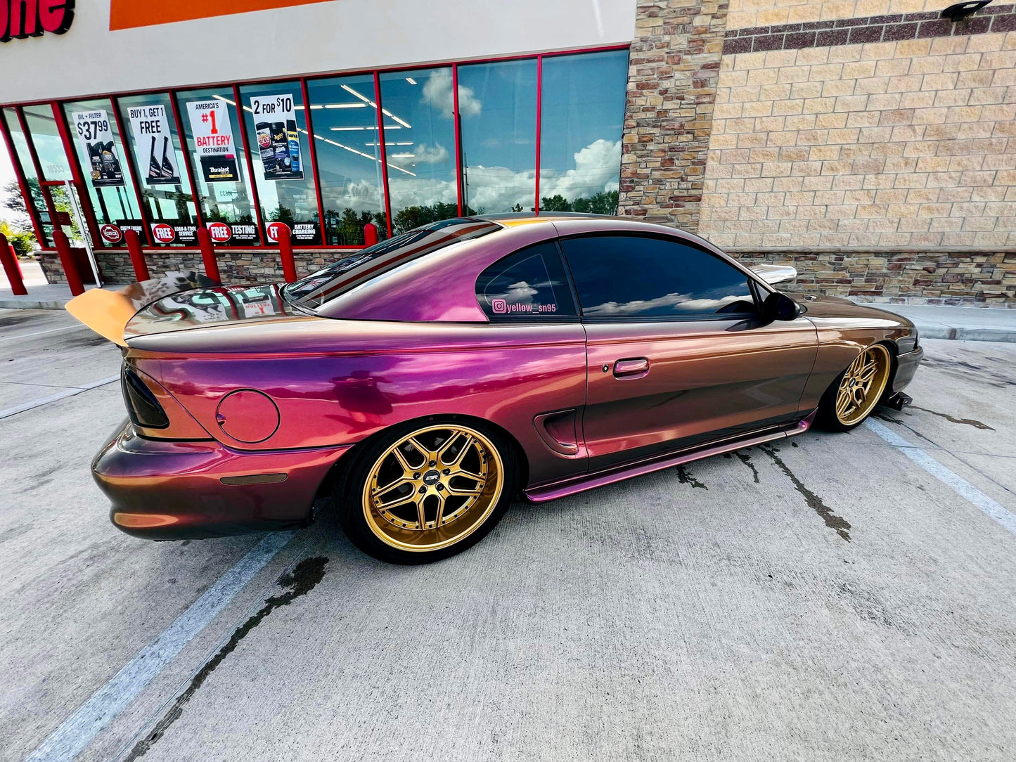 1994-1998 SN95 Mustang Rear Spoiler (Beadless Version)