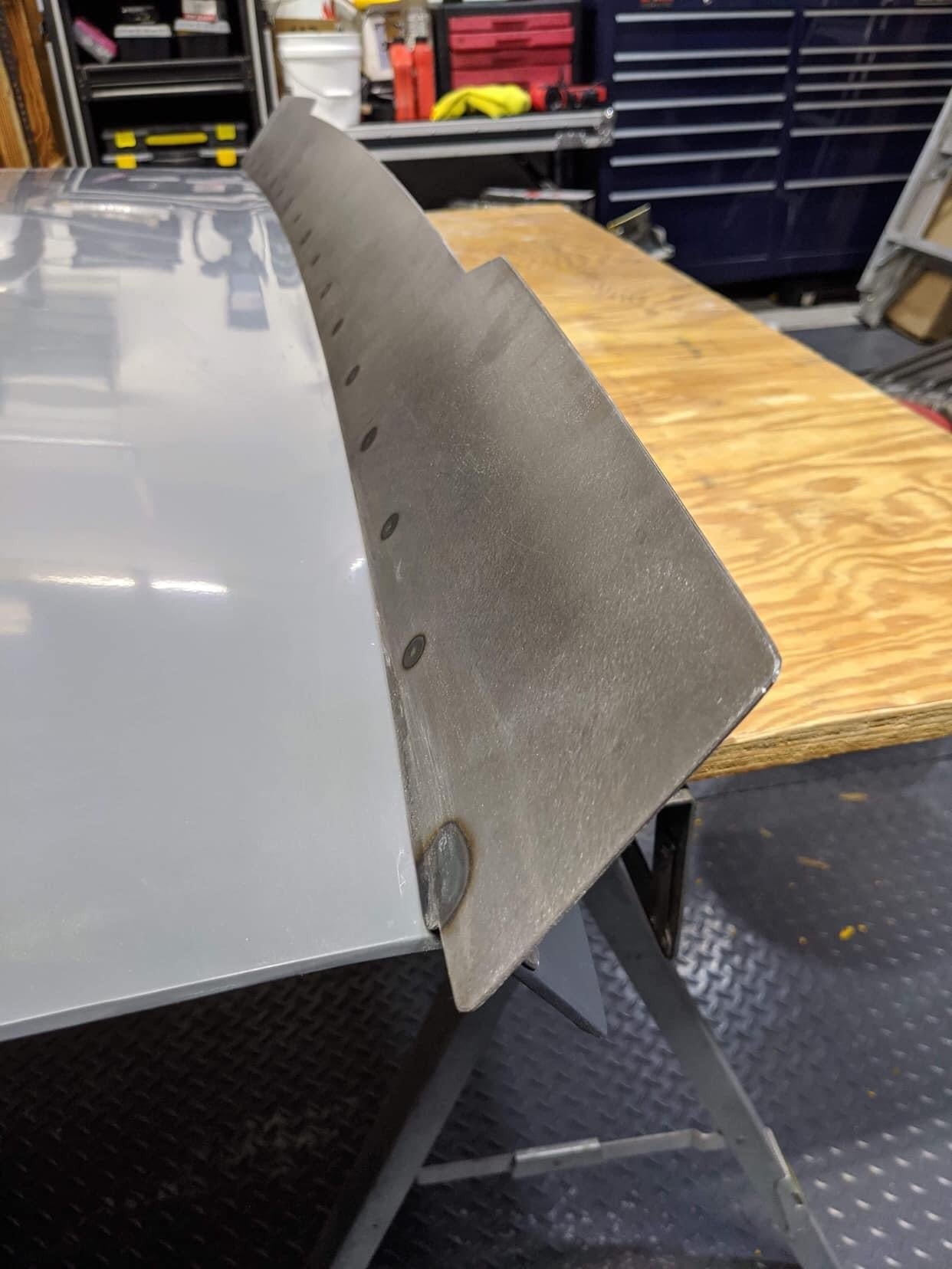 79-93 Mustang Coupe/Convertible Center Cut Ducktail Spoiler (Beadless Version)