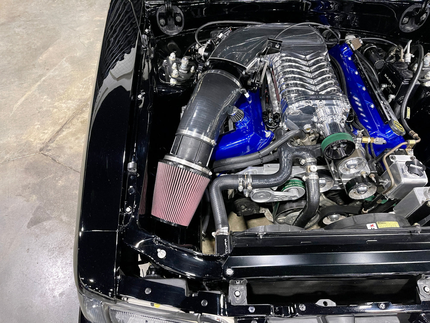 1986-1993 Mustang Mustang Engine Bay Full Kit (Black Washers, Socket Cap Bolts)