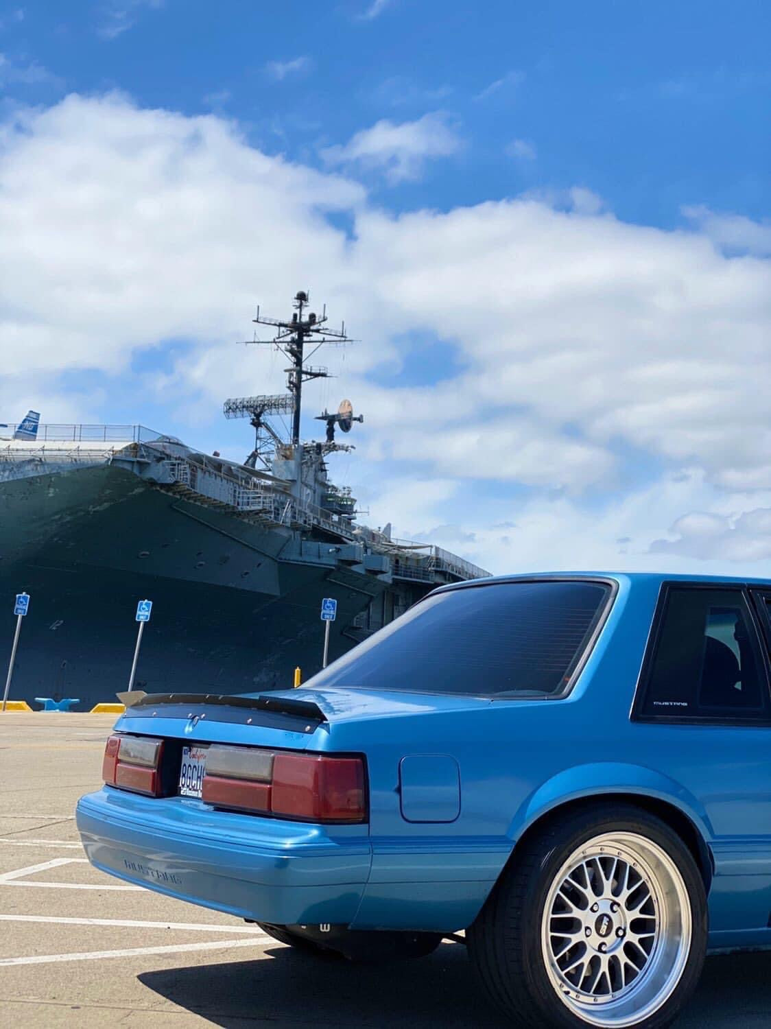 79-93 Mustang Coupe/Convertible Center Cut Ducktail Spoiler (Welded Version)