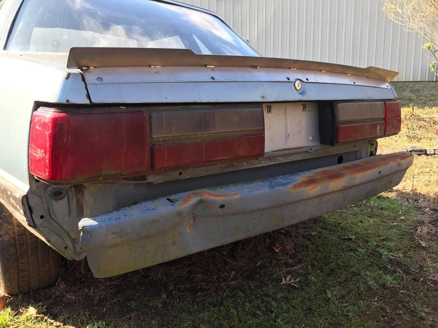 79-93 Mustang Coupe/Convertible Center Cut Ducktail Spoiler (Welded Version)
