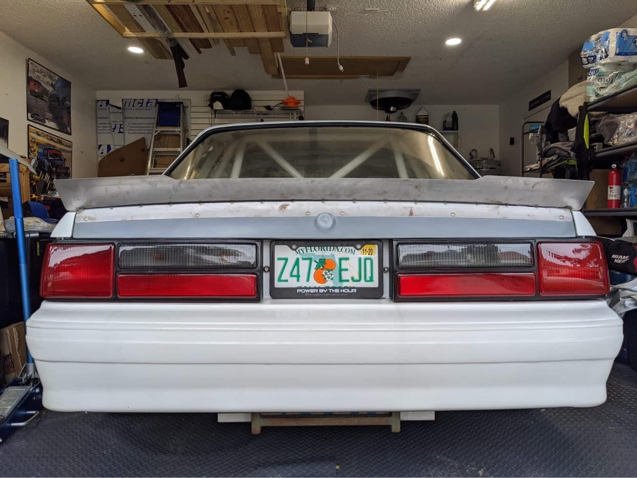 79-93 Mustang Coupe/Convertible Center Cut Ducktail Spoiler (Beadless Version)