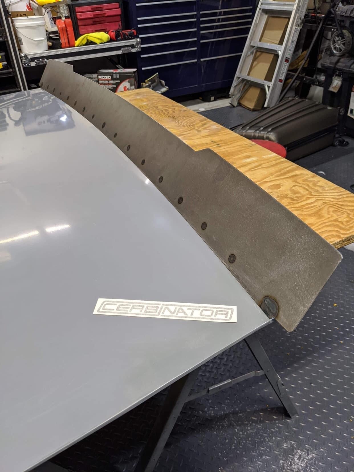 79-93 Mustang Coupe/Convertible Center Cut Ducktail Spoiler (Beadless Version)