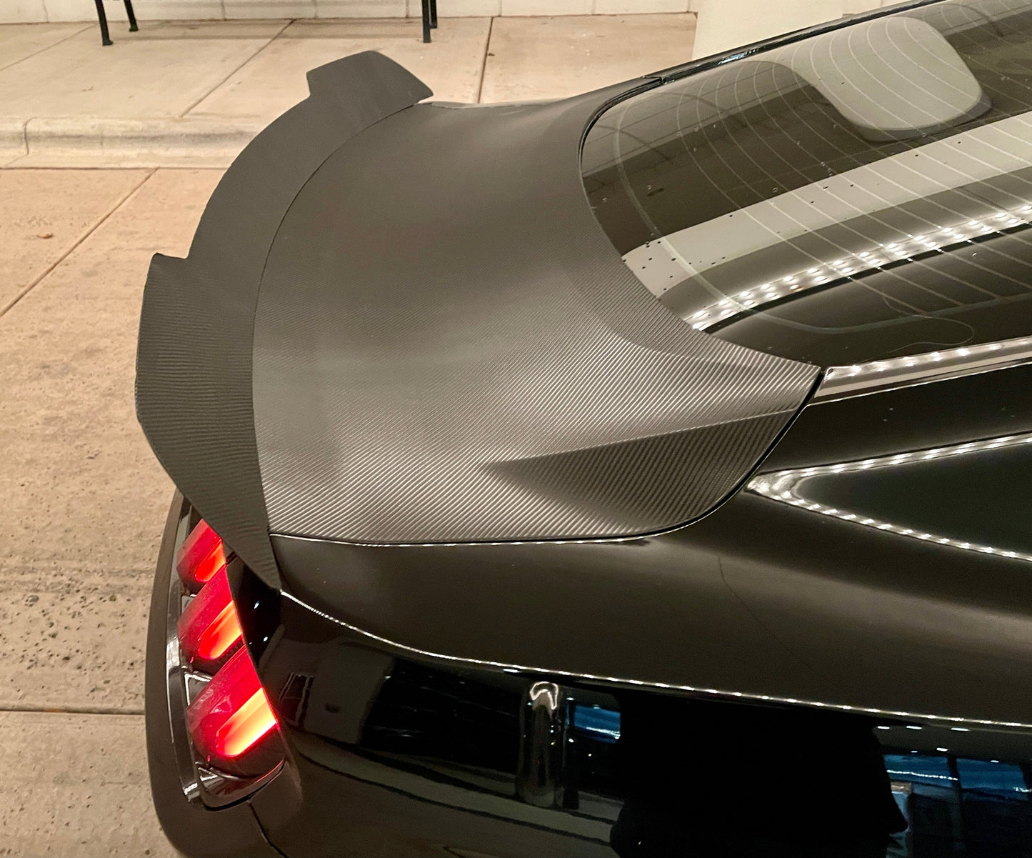 2015-2023 S550 Mustang Rear Spoiler (Beadless Version)