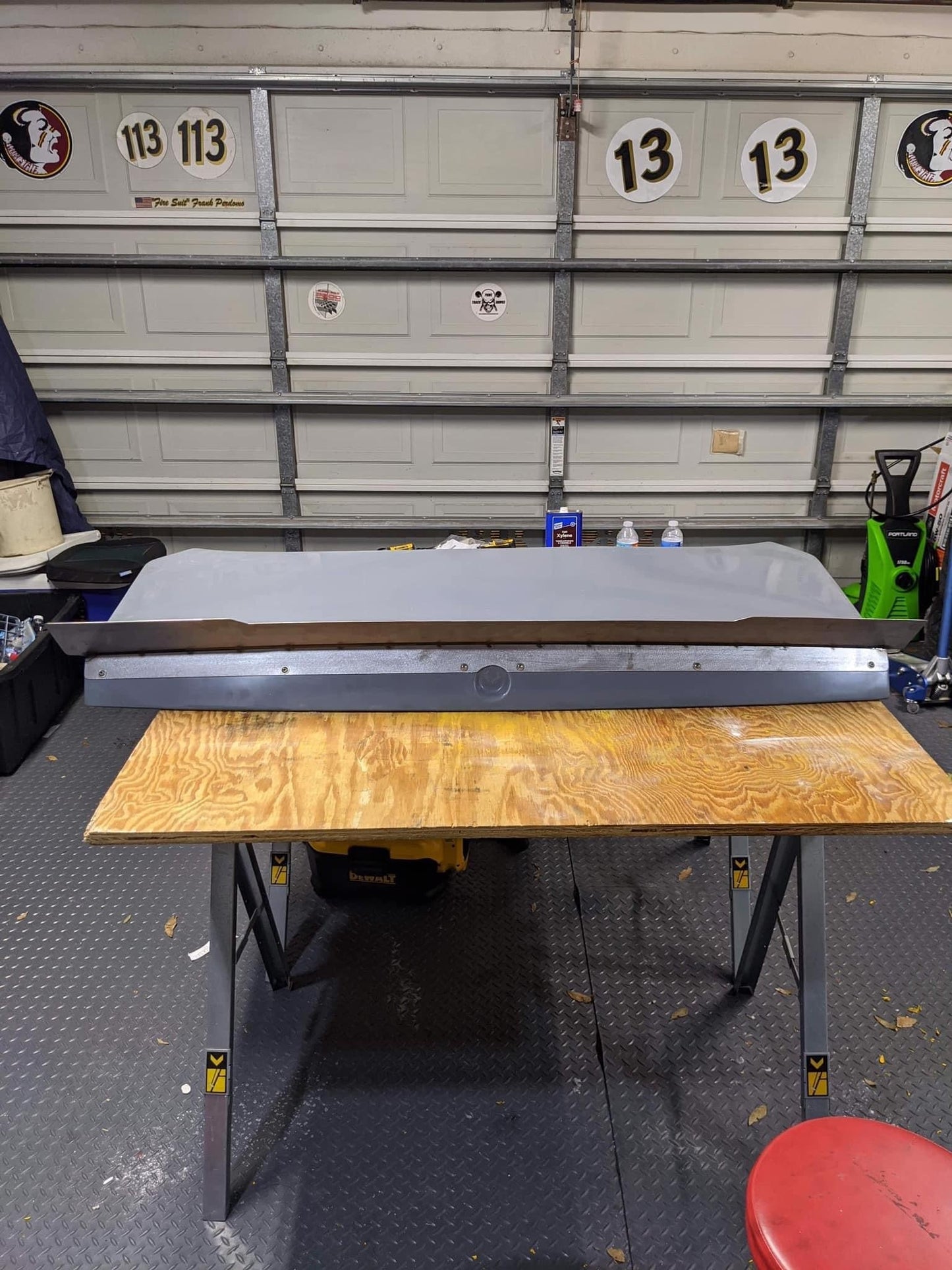 79-93 Mustang Coupe/Convertible Center Cut Ducktail Spoiler (Beadless Version)