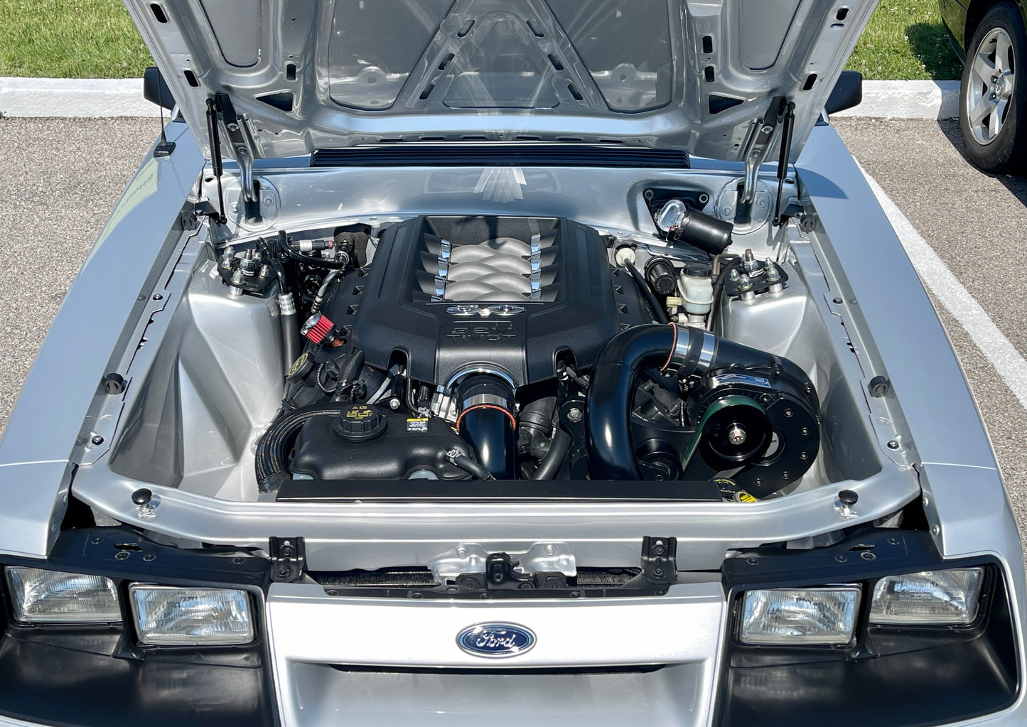 1986-1993 Mustang Mustang Engine Bay Full Kit (Black Washers, Socket Cap Bolts)