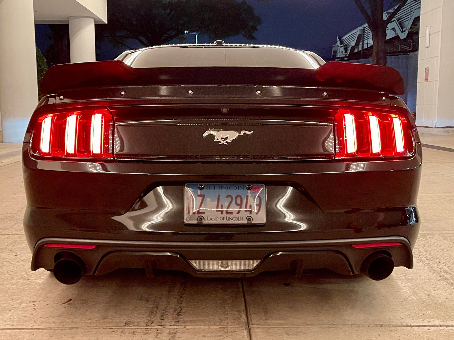 2015-2023 S550 Mustang Rear Spoiler (Beadless Version)