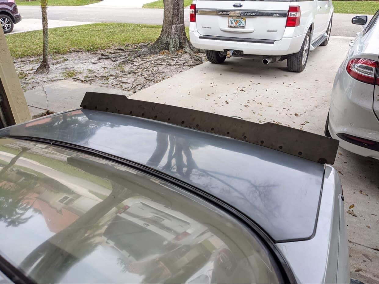 79-93 Mustang Coupe/Convertible Center Cut Ducktail Spoiler (Beadless Version)